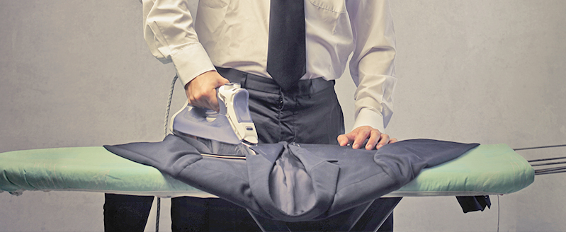 iron pants, skirts, and suit jackets