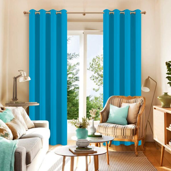 Regal Dimout Spanish Blue Curtains