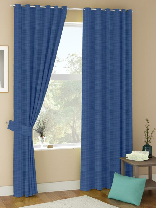 Paris Matty Blue Curtains