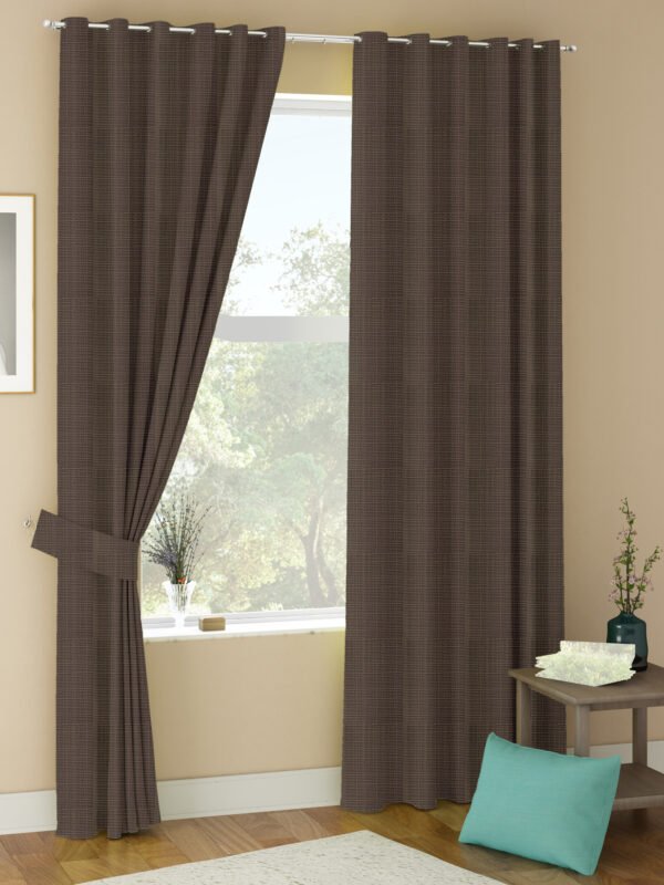 Paris Matty Chocolate Curtains