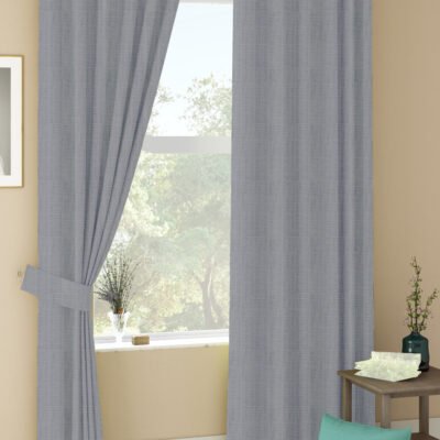 Paris Matty Light Grey Curtains