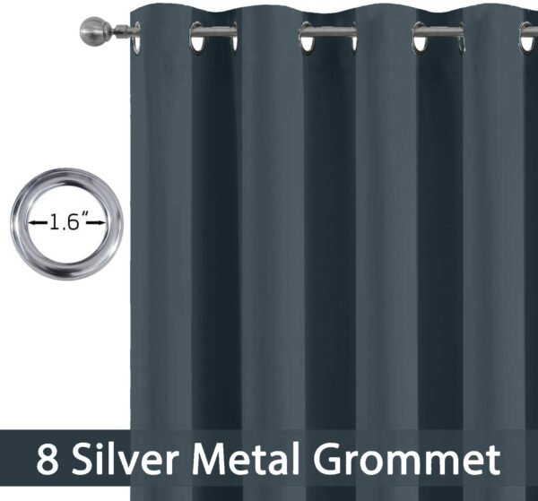 Regal Dimout Dark Grey Curtains