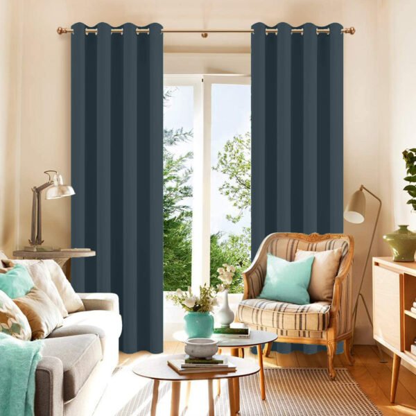Regal Dimout Dark Grey Curtains