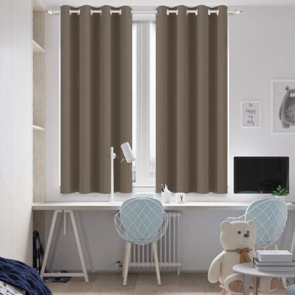 Regal Dimout Walnut Curtains