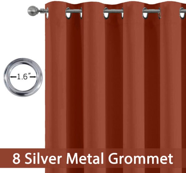 Regal Dimout Rust Curtains