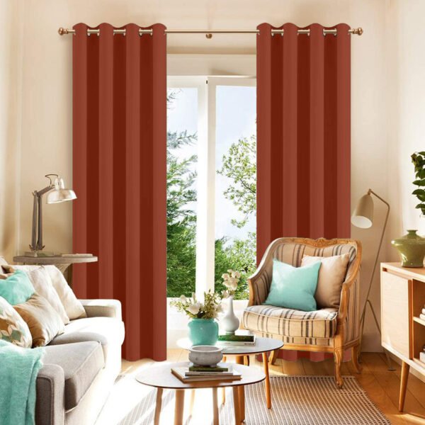 Regal Dimout Rust Curtains